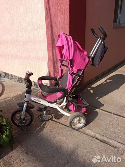 Детский велосипед с ручкой бу