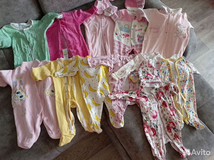 Детские вещи пакетом на девочку 56-62