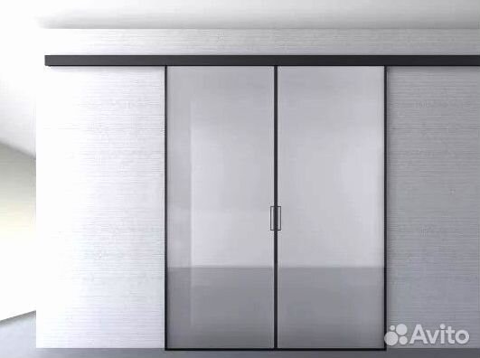 Стеклянная дверь