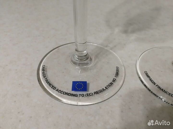 Хрустальные рюмки 4 шт