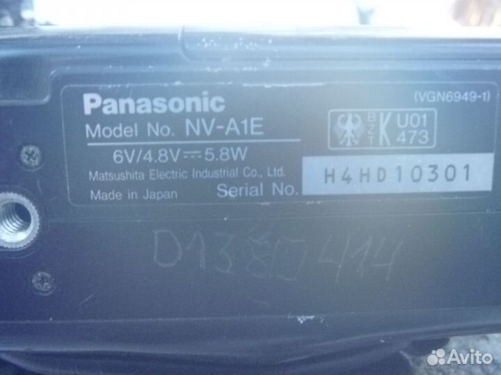 Старые зарубежные видеокамеры panasonic