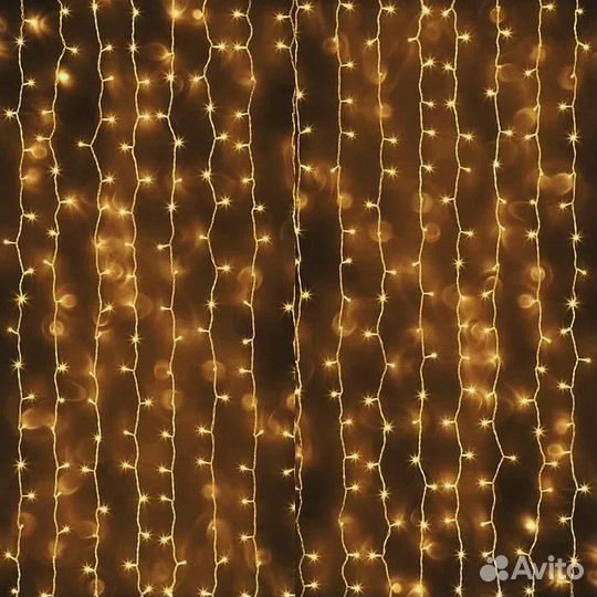 Гирлянда занавес штора с гарантией от магазина