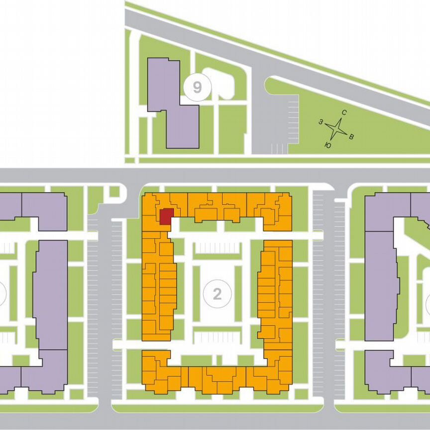 1-к. квартира, 43,9 м², 1/4 эт.