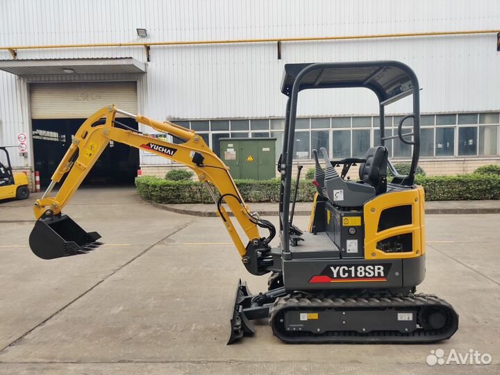 Мини-экскаватор Yuchai YC 18SR, 2024