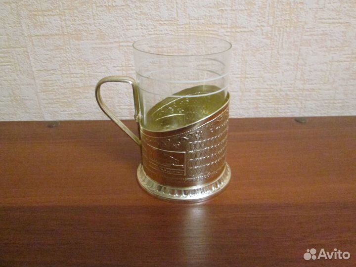 Подстаканник со стаканом СССР