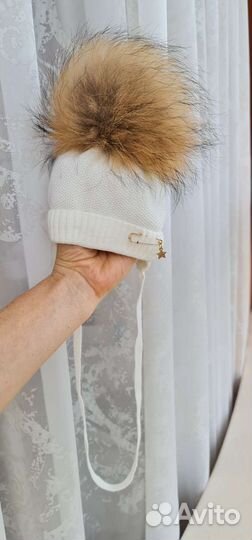 Новая теплая шапочка для новорожденного