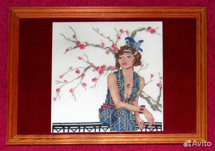 Вышивки в рамках