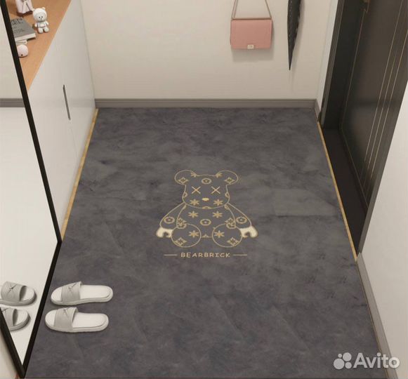 Kaws Bearbrick коврик 60*40