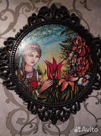 Картина маслом Аленький цветочек