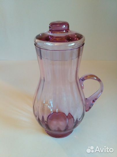 Графин,Ваза,конфетница цветные