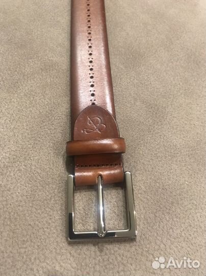 Мужской кожаный ремень Canali оригинал