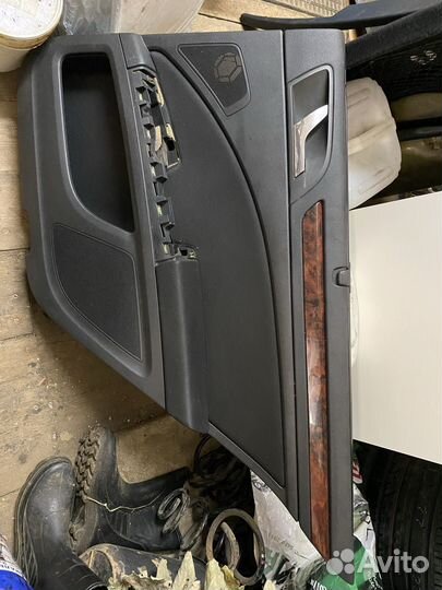 Задние обшивки дверей со шторками skoda superb 2