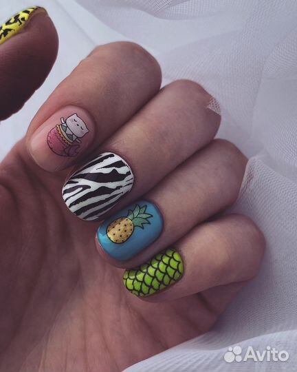 Маникюр гель лак