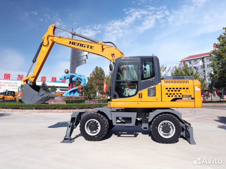 Колёсный экскаватор HENGTE HT160W, 2024