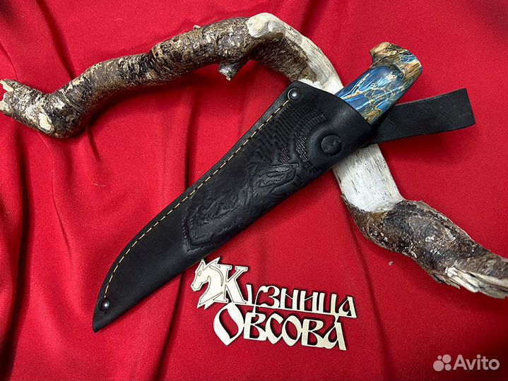 Финка с грибком из порошковой стали Elmax