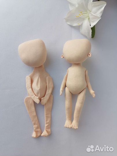 Текстильная кукла из хлопка. Заготовка