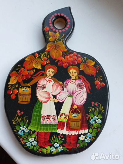 Доска разделочная лаковая живопись