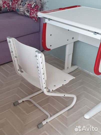 Растущая парта и стул бу
