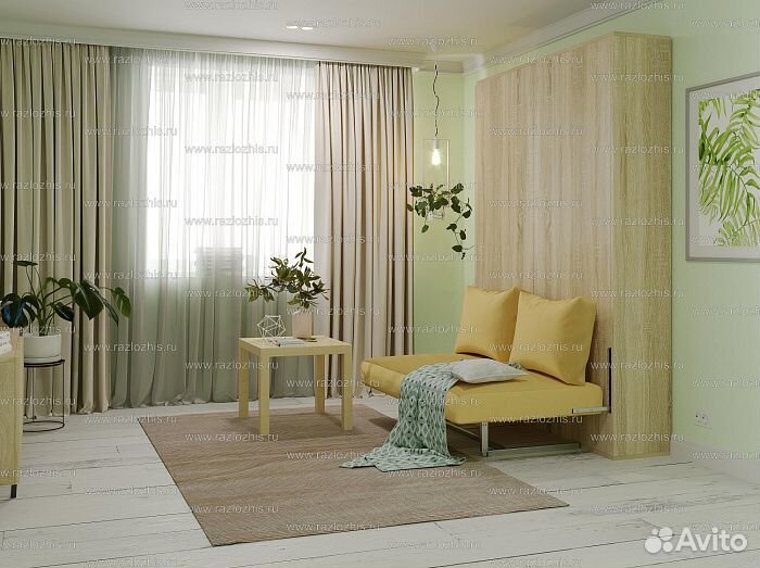 2в1 Шкаф-кровать с диваном