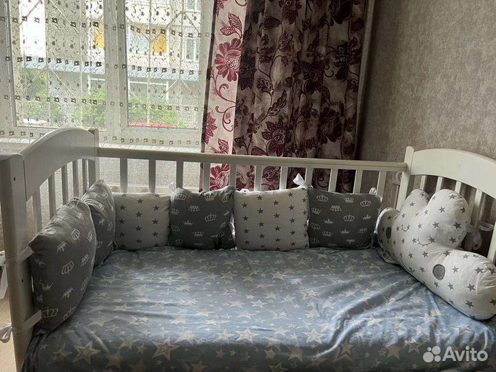 Бортики в кроватку