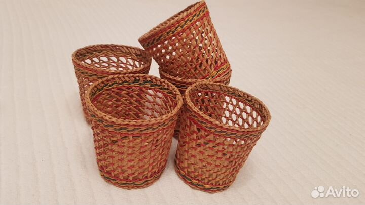 Плетёные стаканчики