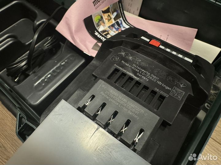 Аккумулятор metabo 18 v