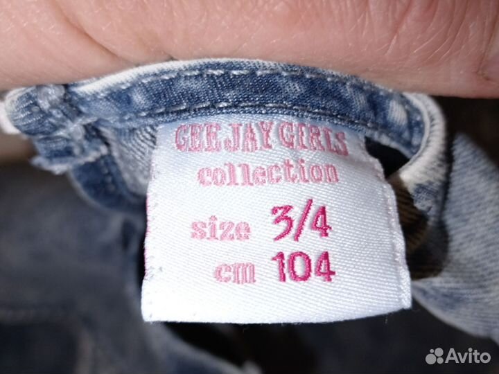 Джинсовые сарафан для девочки GEE JAY girls