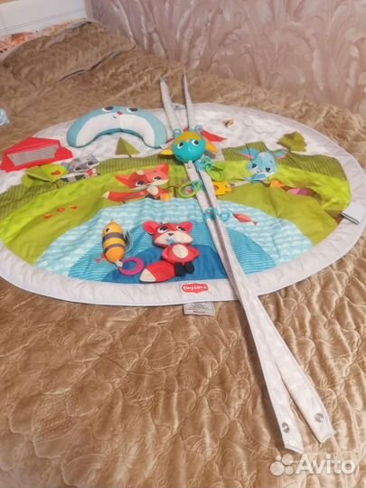 Развивающий коврик tiny love солнечная полянка