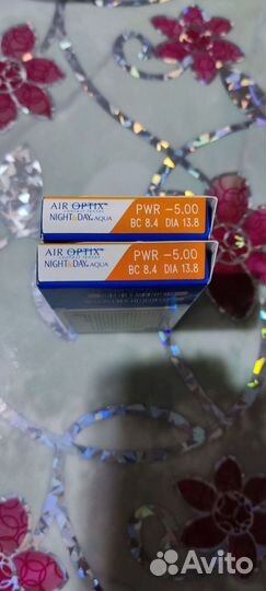 Линзы AIR optic night&DAY aqua