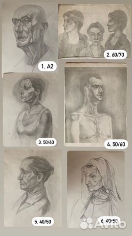 Рисунки для студентов Череп,портрет,анатомия, руки