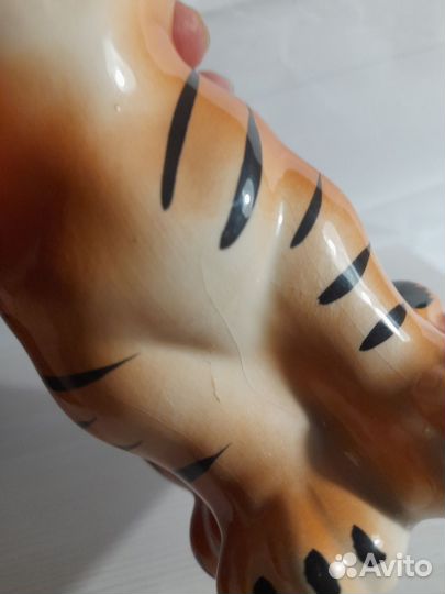 Тигренок. Фигурка керамическая