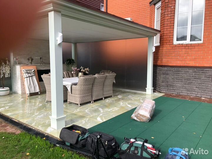 Остекление террасы