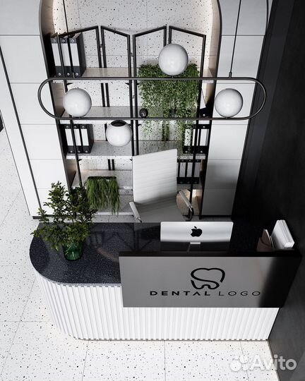 Стойка ресепшн администратора для салона, магазина