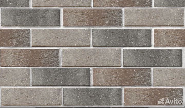 Кирпич красный флэш с пепельной посыпкой ультра