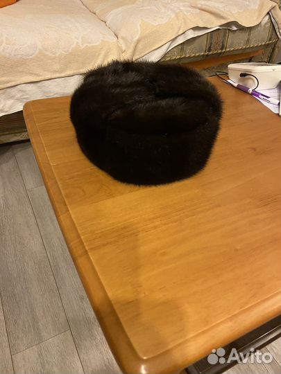 Мужская шапка норковая 56р