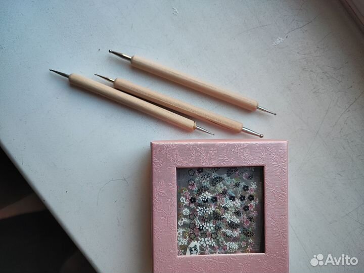 Наклейки для ногтей/блёстки/втирка/маникюр