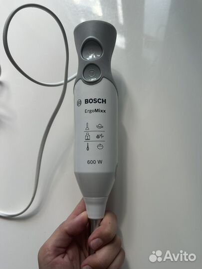 Блендер погружной bosch ergo mixx 600 w