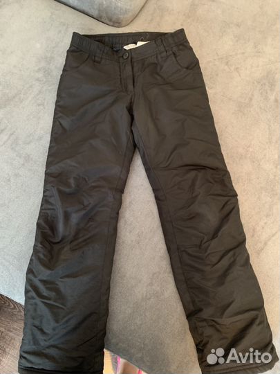 Зимние непроиокаемые брюки на девочку