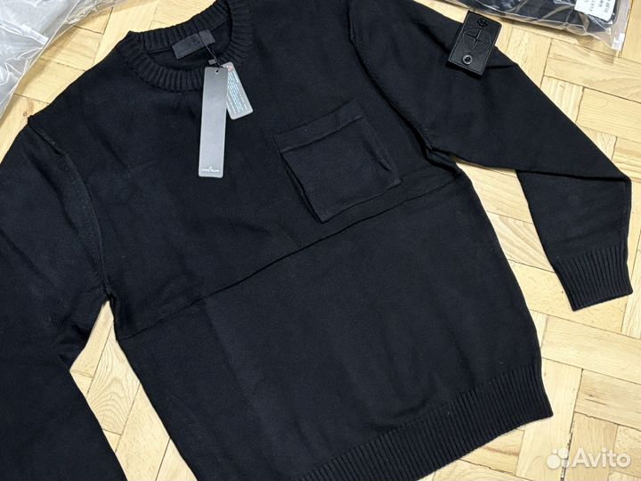 Stone island свитер с карманом