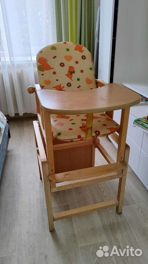Детский стол и стул трансформер