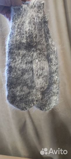 Рукавицы из пуха собаки