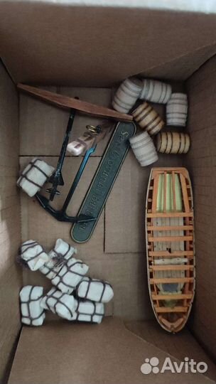 Для модели из журналов типа великие парусники