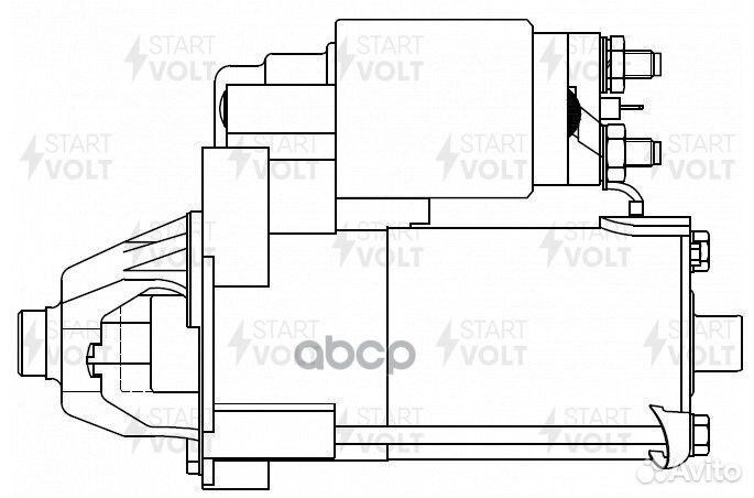 Стартер для а/м Ford Transit Connect (02) 1.8T