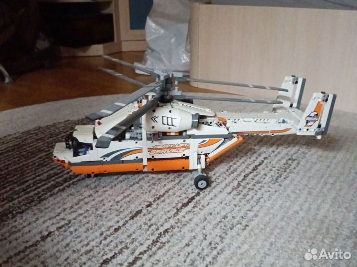 Lego technic 42052 грузовой вертолет