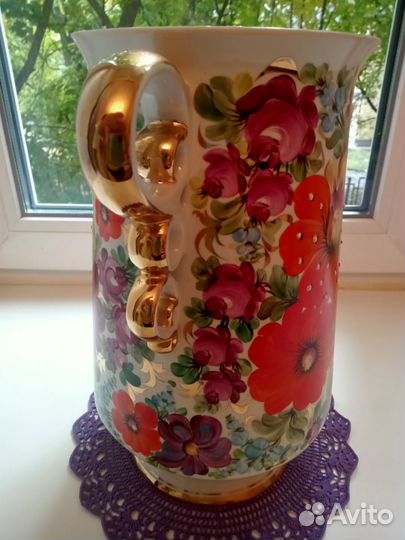 Ваза фарфор СССР Старый Киев Коростень