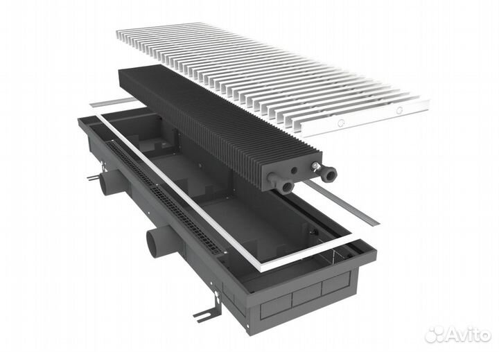 Внутрипольный конвектор любые размеры из наличия