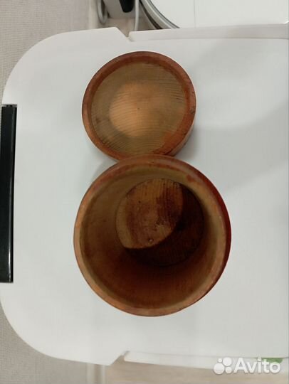 Баночка / для сыпучих/ деревянная / ручная работа