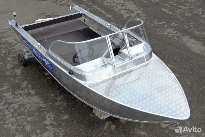 Новая алюминиевая моторная лодка Wyatboat 390 Pro