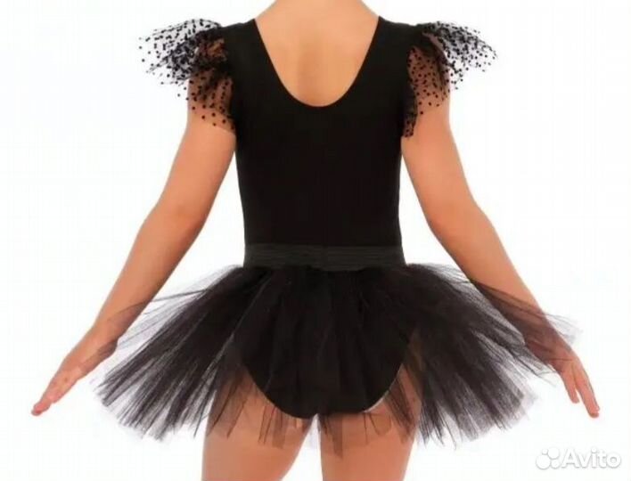 Купальник гимнастический с пышной юбкой 105-114