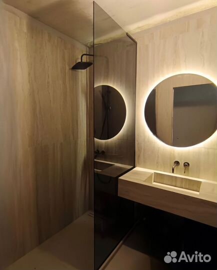 Изготовление зеркал с подсветкой